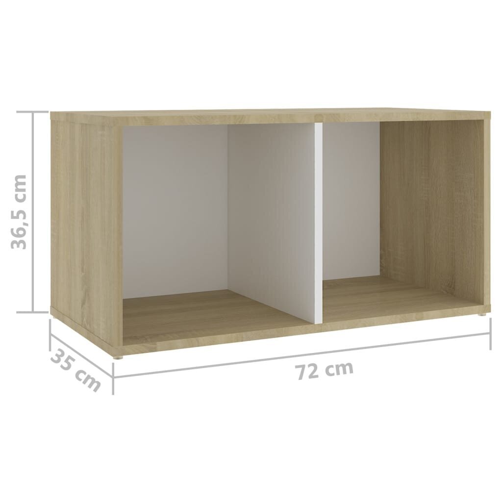 TV spintelės, 72x35x36,5 cm, 2 vnt цена и информация | TV staliukai | pigu.lt