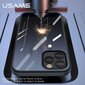 Usams US-BH628 PC+TPU Case skirtas iPhone 12 Pro Max Janz Series 6.7, juodas kaina ir informacija | Telefono dėklai | pigu.lt
