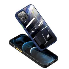 Usams US-BH626 PC+TPU Case, skirtas iPhone 12 Mini Janz Series 5.4 Blue, mėlynas kaina ir informacija | Telefono dėklai | pigu.lt