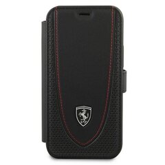 Telefono dėklas Ferrari FEOGOFLBKP12SBK iPhone 12 mini 5.4 kaina ir informacija | Telefono dėklai | pigu.lt