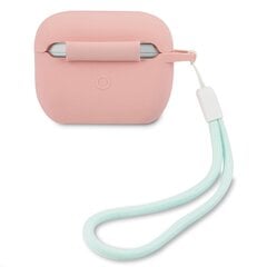 Чехол для наушников GUACAPLSVSPG Guess Vintage Silicone Case for Airpods Pro Pink цена и информация | Смарттехника и аксессуары | pigu.lt