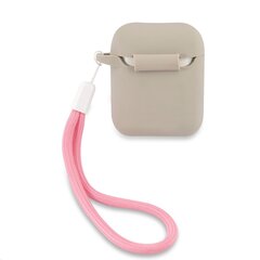 Guess Vintage Silicone Case, skirtas Airpods 1/2 kaina ir informacija | Išmanioji technika ir priedai | pigu.lt