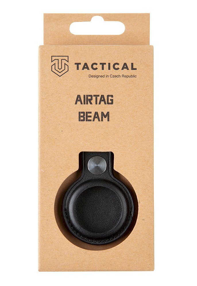 Tactical Airtag Beam Leather Black kaina ir informacija | Priedai telefonams | pigu.lt