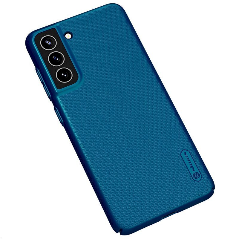 Nillkin Super Frosted Back Cover, skirtas Samsung Galaxy S21 FE, mėlynas kaina ir informacija | Telefono dėklai | pigu.lt
