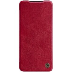 Nillkin Qin Book Case, skirtas Samsung Galaxy A22 4G, raudonas kaina ir informacija | Telefono dėklai | pigu.lt