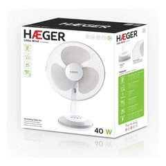 Настольный вентилятор Haeger Table Wind цена и информация | Вентиляторы | pigu.lt