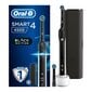 Oral-B Smart 4 4500 CrossAction Black Edition kaina ir informacija | Elektriniai dantų šepetėliai | pigu.lt