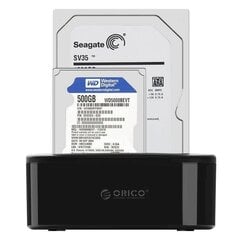 Док-станция Orico HDD / SSD, 3.5 / 2.5 дюйма, USB-B 3.0 цена и информация | Адаптеры, USB-разветвители | pigu.lt