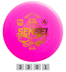 Discmania Паттер Sensei 3/3/0/1 Розовый цена и информация | Диск-гольф | pigu.lt