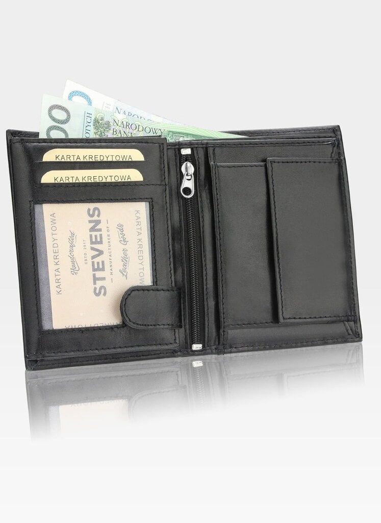 Piniginės ir diržo dovanų rinkinys vyrams Stevens 326, medinėje dėžutėje kaina ir informacija | Vyriškos piniginės, kortelių dėklai | pigu.lt