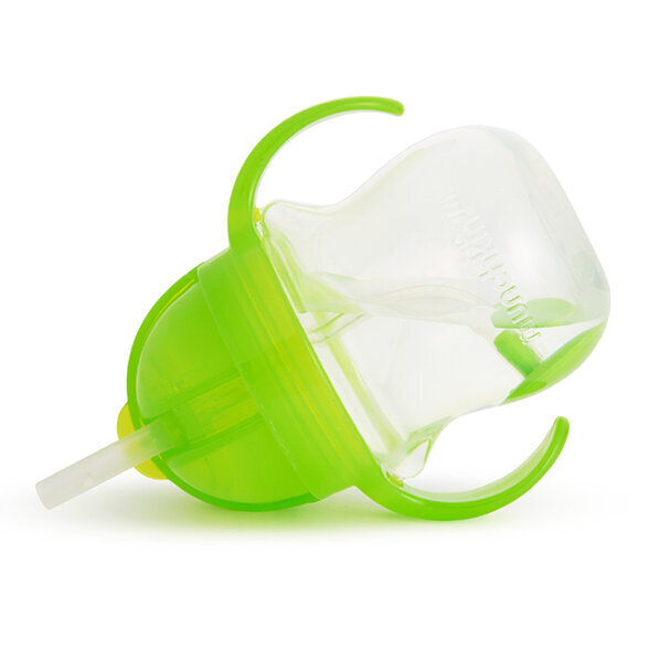 Buteliukas su šiaudeliu Munchkin Click Lock Tip & Sip, 207 ml, Green цена и информация | Buteliukai kūdikiams ir jų priedai | pigu.lt