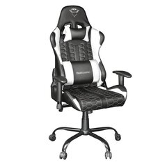 Žaidimų kėdė Trust Resto, juoda/balta kaina ir informacija | Biuro kėdės | pigu.lt