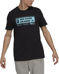Marškinėliai vyrams Adidas M Nw Plyr G T GS6231, juodi kaina ir informacija | Vyriški marškinėliai | pigu.lt