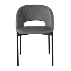 2-jų kėdžių komplektas Halmar K455, pilkas kaina ir informacija | Virtuvės ir valgomojo kėdės | pigu.lt