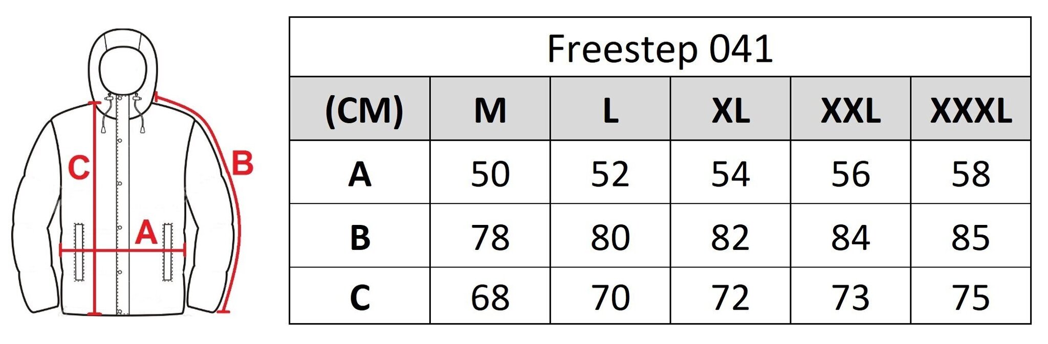 Striukė vyrams Freestep 041, mėlyna kaina ir informacija | Vyriškos striukės | pigu.lt