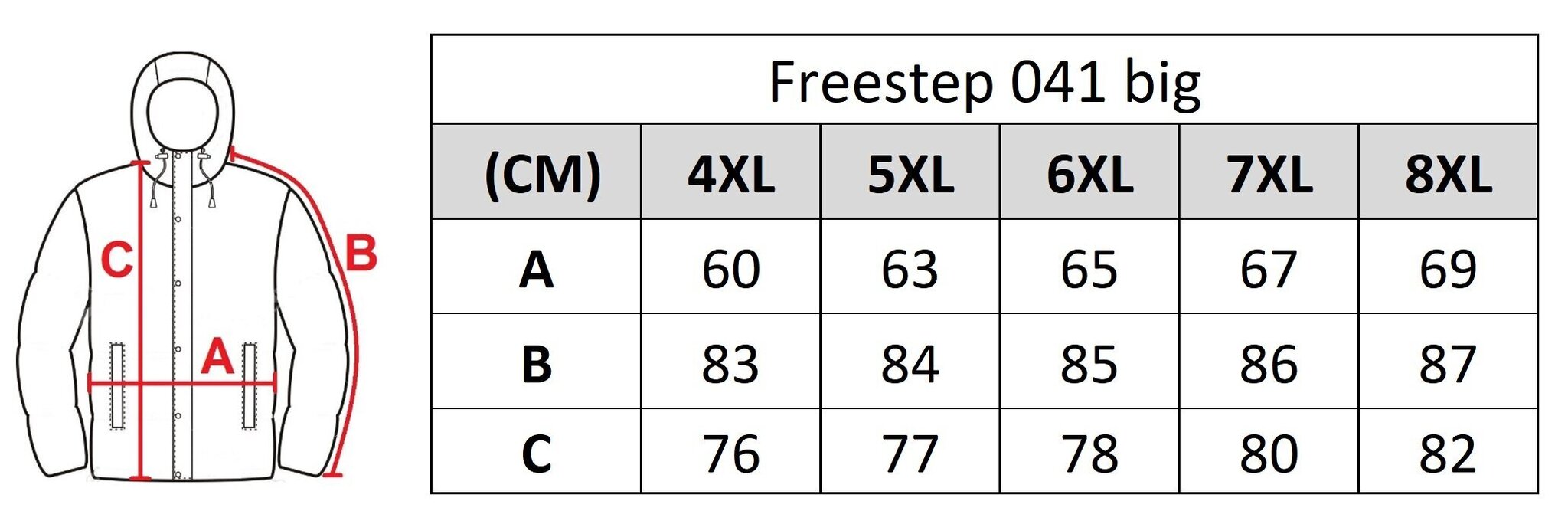 Striukė vyrams Freestep 041 big, mėlyna kaina ir informacija | Vyriškos striukės | pigu.lt