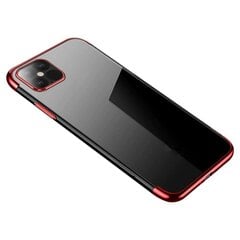 Hurtel Clear Color Case skirtas Samsung Galaxy S21 5G, raudonas kaina ir informacija | Telefono dėklai | pigu.lt