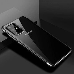 Чехол Hurtel Clear Color для Samsung Galaxy A72 4G, чёрный цена и информация | Чехлы для телефонов | pigu.lt