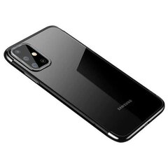 Hurtel Clear Color Case skirtas Samsung Galaxy A72 4G, juodas kaina ir informacija | Telefono dėklai | pigu.lt