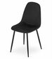 4-ių kėdžių komplektas Como, juodas kaina ir informacija | Virtuvės ir valgomojo kėdės | pigu.lt