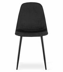 Набор из 4 стульев Como, черный цена и информация | Стулья для кухни и столовой | pigu.lt