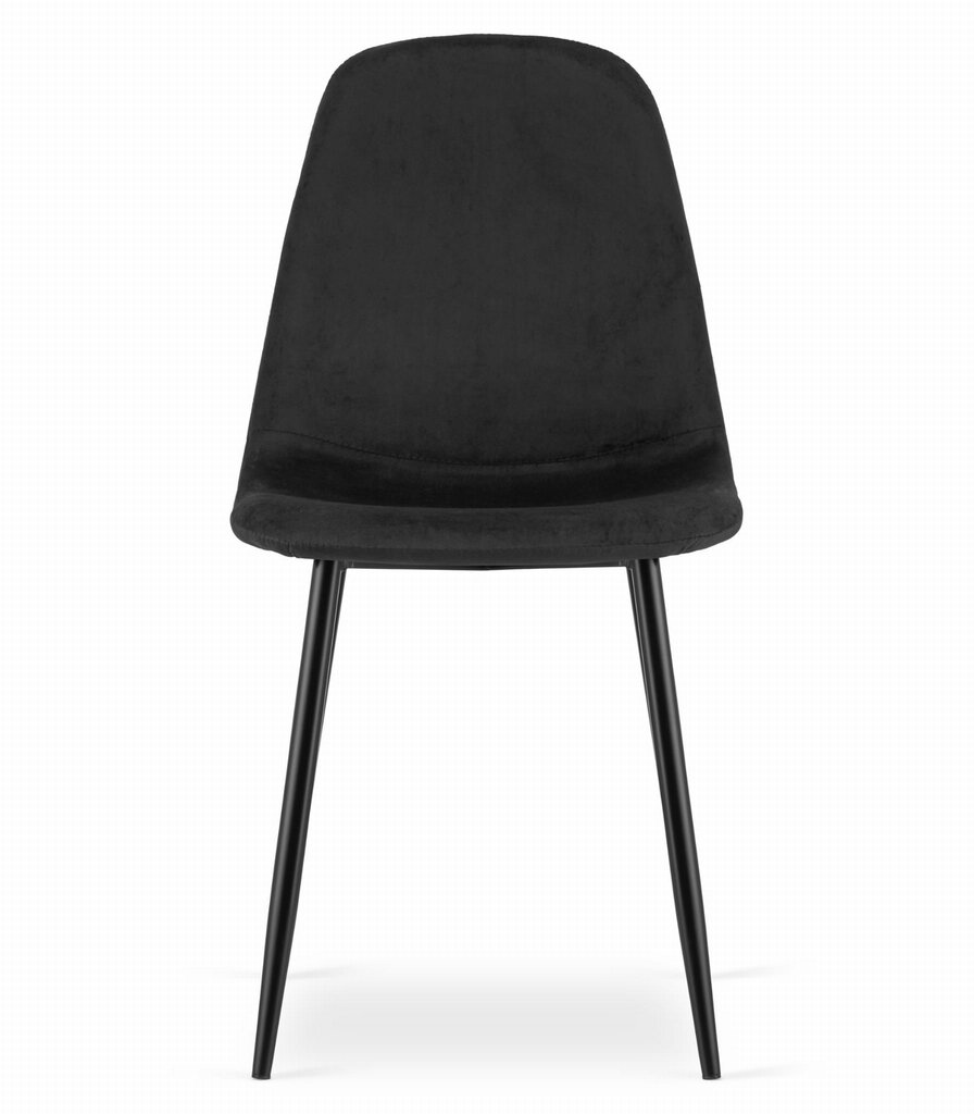 4-ių kėdžių komplektas Como, juodas цена и информация | Virtuvės ir valgomojo kėdės | pigu.lt