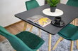 Stalas Mufart Monti DOS, juodas kaina ir informacija | Virtuvės ir valgomojo stalai, staliukai | pigu.lt