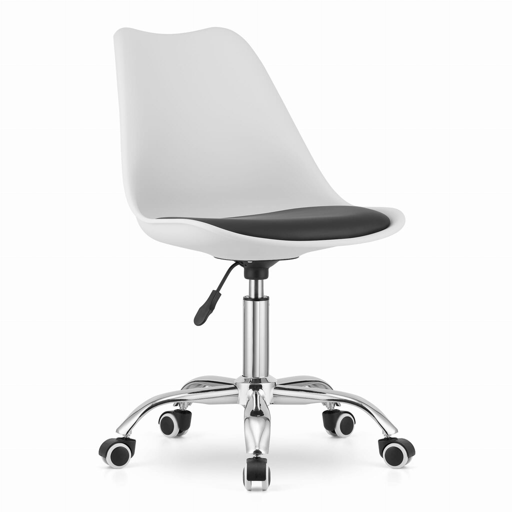 Biuro kėdė Alba, balta/juoda kaina ir informacija | Biuro kėdės | pigu.lt