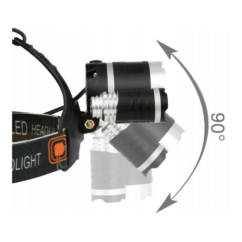 Priekinis žibintas LED galvos žibintas OEM, T6 + 2 R2 kaina ir informacija | Žibintuvėliai, prožektoriai | pigu.lt