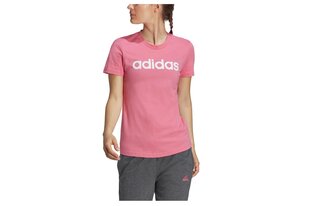 Футболка с коротким рукавом Adidas Loungewear Essentials Slim Logo, розовая цена и информация | Звёздные Войны: Футболка New Hope Vintage Плакат Размер L 29188 | pigu.lt