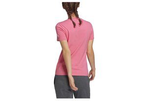 Футболка с коротким рукавом Adidas Loungewear Essentials Slim Logo, розовая цена и информация | Звёздные Войны: Футболка New Hope Vintage Плакат Размер L 29188 | pigu.lt