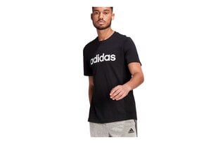 Футболка мужская Adidas Essentials Tee Black, черная цена и информация | Мужские футболки | pigu.lt