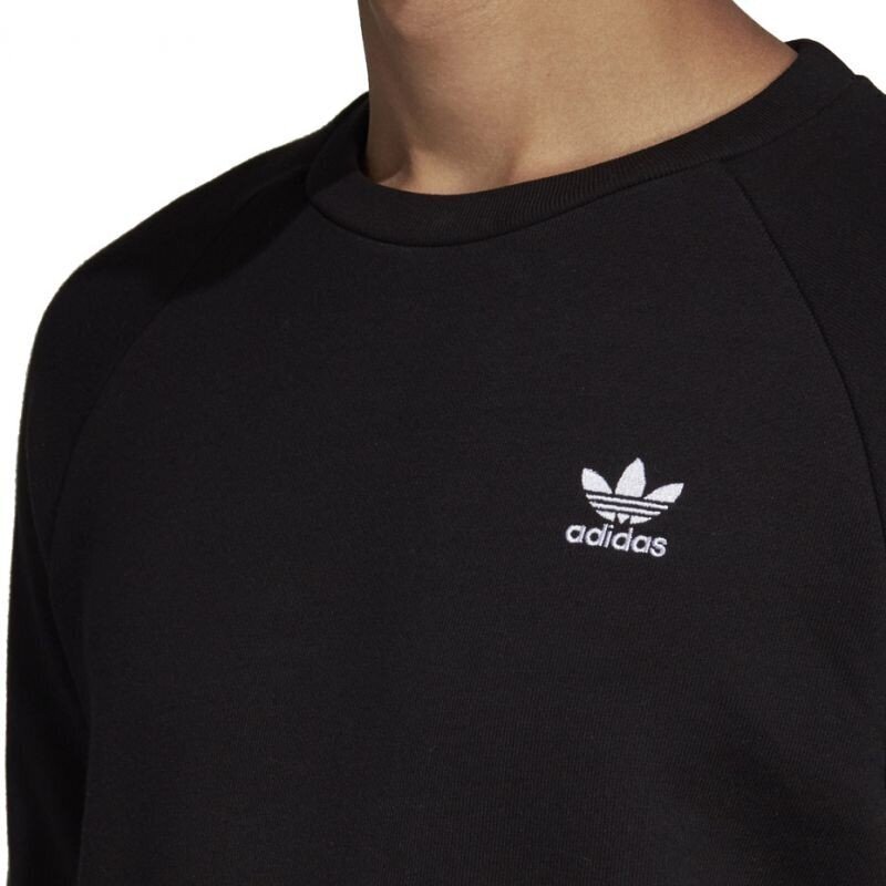 Džemperis vyrams Adidas Essential Crew M DV1600, juodas цена и информация | Džemperiai vyrams | pigu.lt