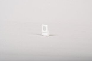 Пластиковая скользящая петля для крючка и металлического зажима для алюминиевого профиля DS-PROFILIS белая 30 шт. цена и информация | Карнизы | pigu.lt