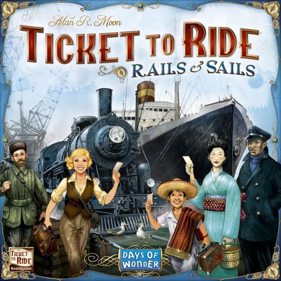 Stalo žaidimas Ticket to Ride Rails & Sails, ENG kaina ir informacija | Stalo žaidimai, galvosūkiai | pigu.lt