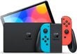 Nintendo Switch OLED Red & Blue, 64GB цена и информация | Žaidimų konsolės | pigu.lt