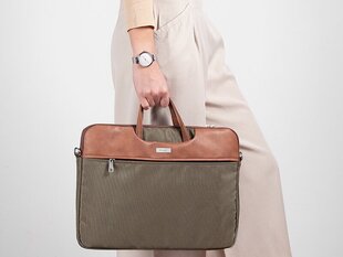 Рюкзак Tracer TRATOK46824 Women's notebook bag Green PU leather 39,6 см (15.6 ") Briefcase цена и информация | Рюкзаки, сумки, чехлы для компьютеров | pigu.lt