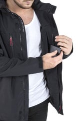 Куртка для мужчин Trespass Oswalt, черная цена и информация | Мужские куртки | pigu.lt