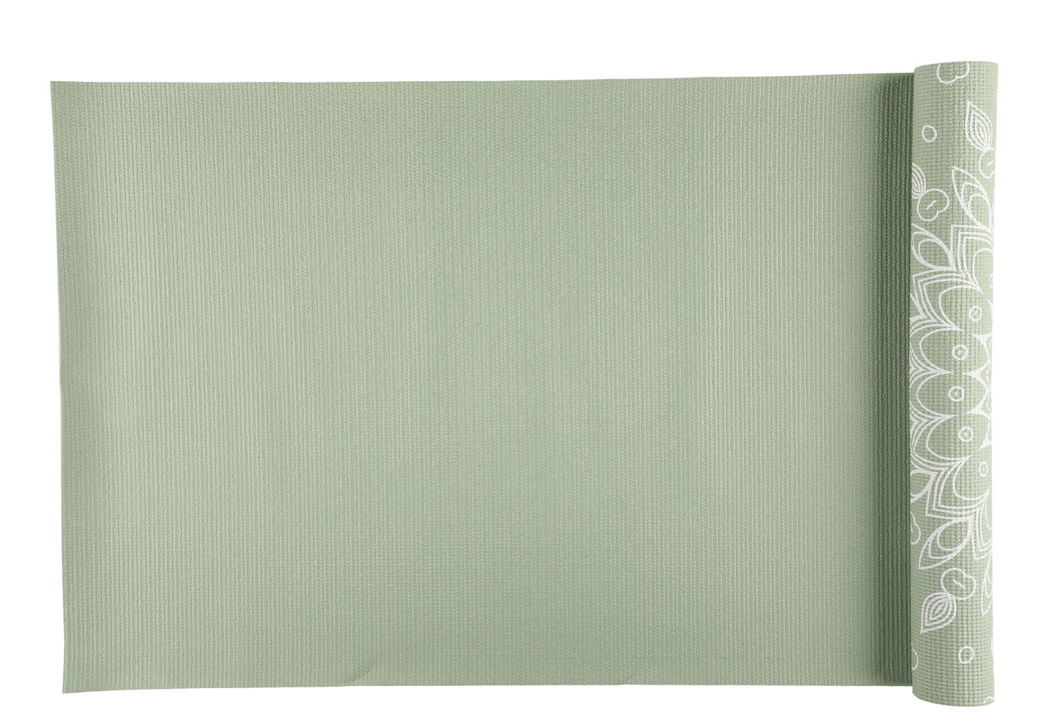 Gimnastikos kilimėlis Atom Mandala 173x61x0.4 cm, žalias цена и информация | Kilimėliai sportui | pigu.lt