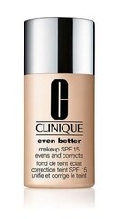 Makiažo pagrindas Clinique podkład Even Better Makeup SPF15, WN 56 Cashew, 30 ml kaina ir informacija | Makiažo pagrindai, pudros | pigu.lt