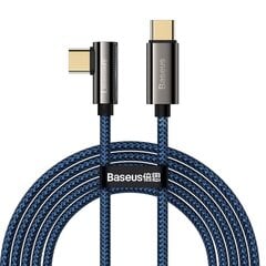 Кабель USB-C - USB-C Baseus Legend Series, PD, 100 Вт, 2 м (синий) цена и информация | Кабели для телефонов | pigu.lt