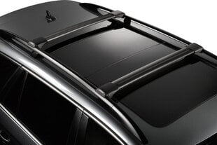 Stogo skersiniai Yakima RailBar S56YB BLACK išilginiams relingams цена и информация | Поперечины для багажника | pigu.lt