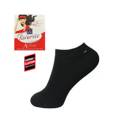 Женские короткие носки Favorite 22039 black цена и информация | Женские носки | pigu.lt
