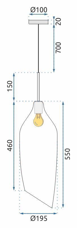 Pakabinamas šviestuvas Modern Glass kaina ir informacija | Pakabinami šviestuvai | pigu.lt