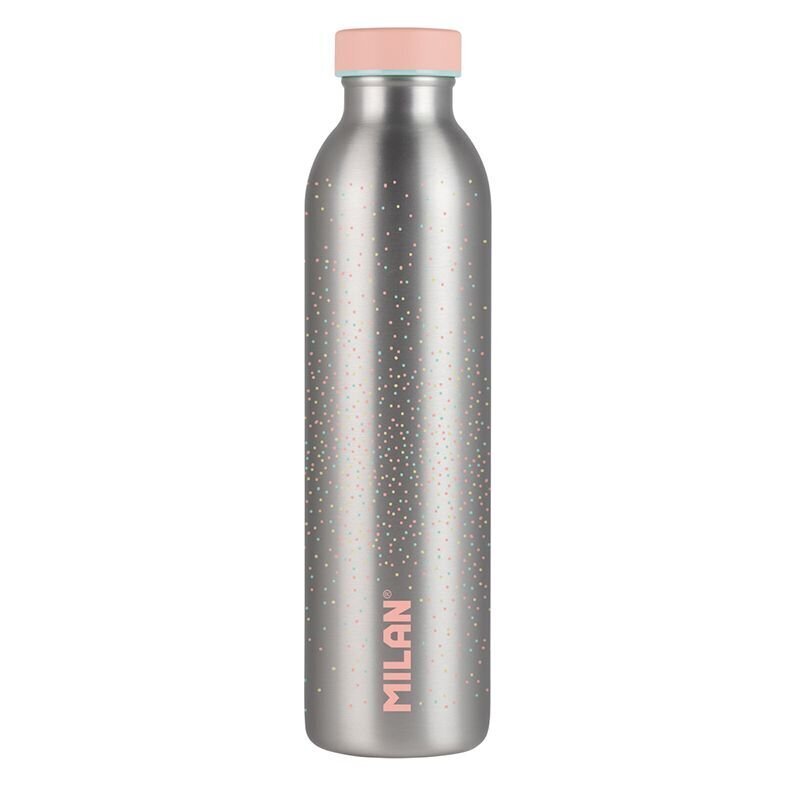 Termosinė gertuvė Milan Silver pink , 591 ml kaina ir informacija | Termosai, termopuodeliai | pigu.lt