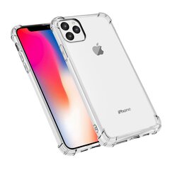 Fusion Anti Shock 0,5 mm silikoninis dėklas, skirtas Apple iPhone 13, skaidrus kaina ir informacija | Telefono dėklai | pigu.lt