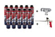 Purškiamos termoizoliacijos komplektas POLYNOR Pro Plus kaina ir informacija | Sandarinimo medžiagos | pigu.lt