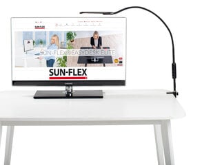 Настольная лампа SUN-FLEX® DESKLITE ™, черная цена и информация | Настольные светильники | pigu.lt