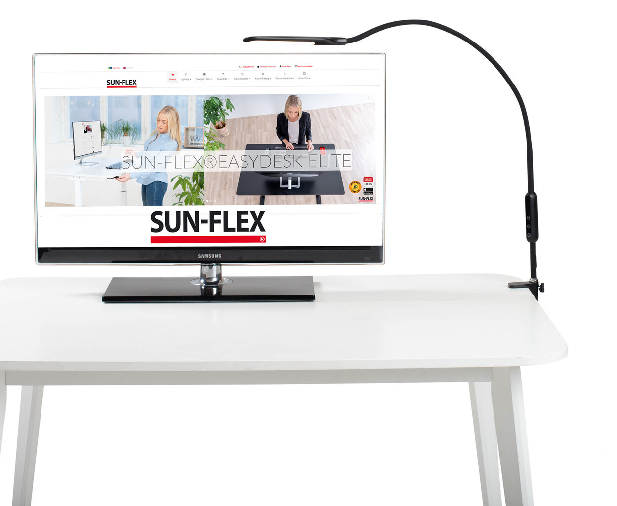 Stalinis šviestuvas SUN-FLEX® DESKLITE ™, juodas kaina ir informacija | Staliniai šviestuvai | pigu.lt