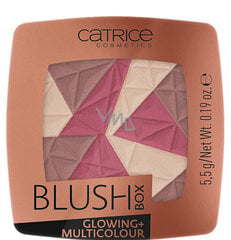 Румяна Catrice Blush Box Glowing + Multicolour, 5.5 г цена и информация | Бронзеры (бронзаторы), румяна | pigu.lt